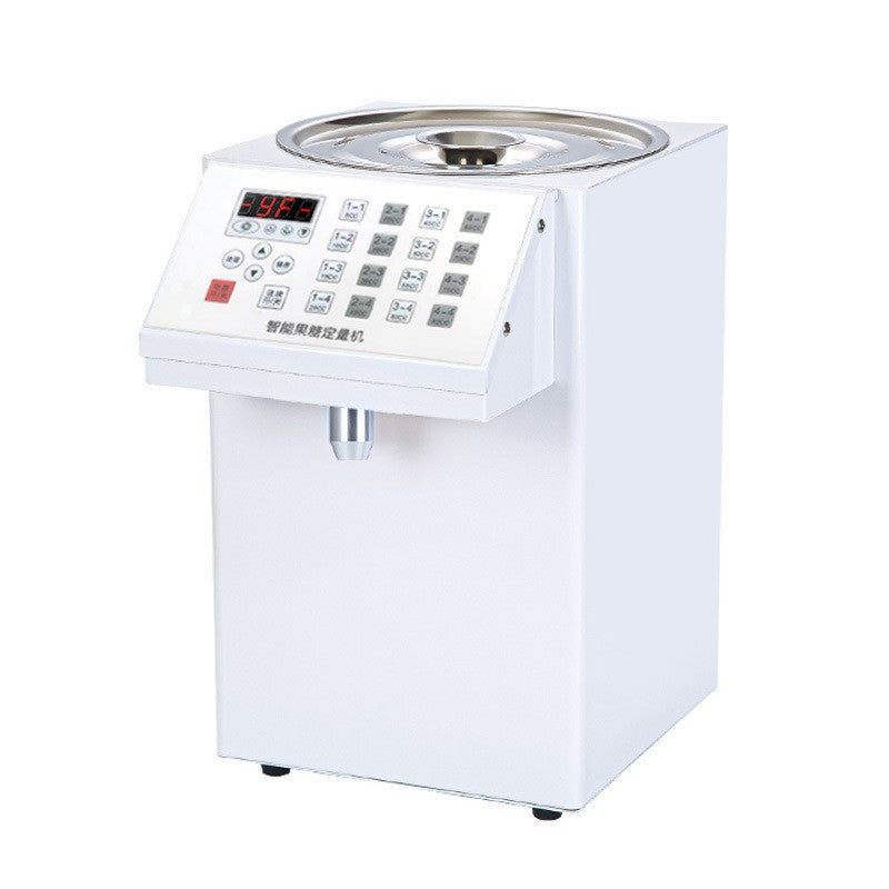 16 Grid Quantitative Fructose Filling Machine Bubble Milk Tea Shop Automatic Electric Syrup Sugar Dispenser Levulose Quantifier