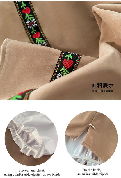 Halloween Party Costumes Makeup Dance Cosplay Clothing Stage Performance Costume Beer Girl Dresses