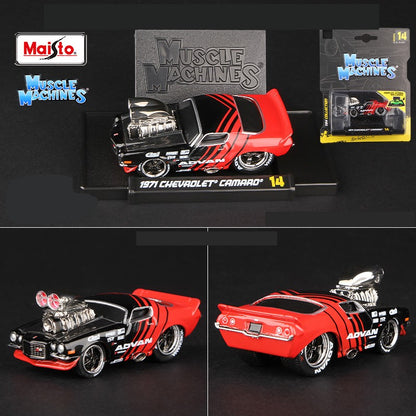 Conjunto de veículos Maisto 1:64 Ferrari Ford Chevrolet Shelby Buick Toyota Audi Nissan Muscle, série de modelos de carros em miniatura Die Cast