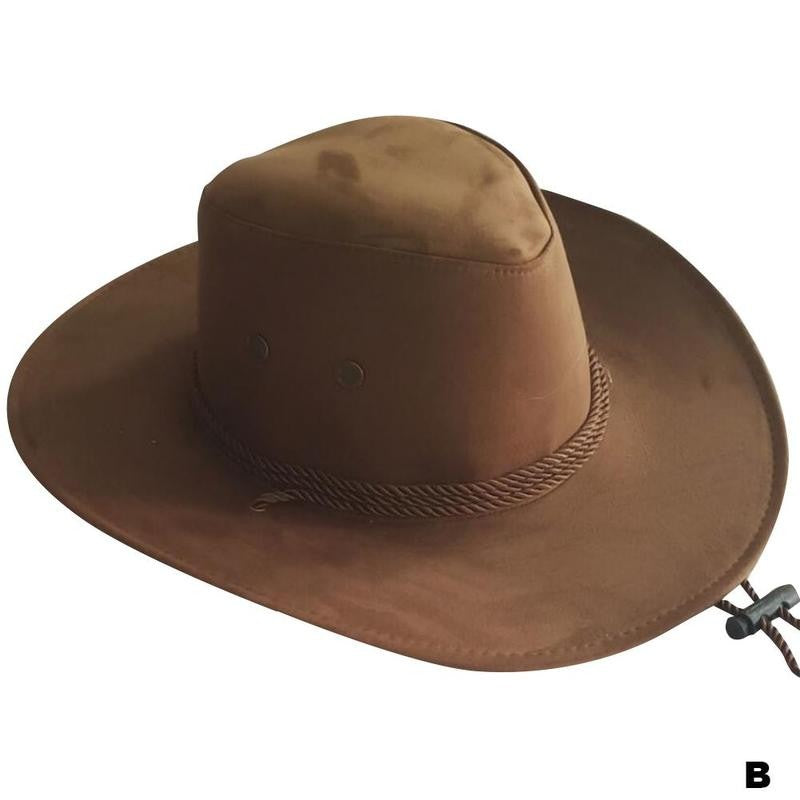 Color Men Western Cowboy Hat Big-edge Gentleman Cowgirl Jazz Gifts West Cowboy Hat For Men Color Mongolian Caps