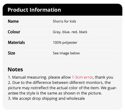 1/4 Piece Children's Fashion Printing Quick-drying Breathable Shorts Boy Running Basketball Football Joker 5 Pants Student Beach
