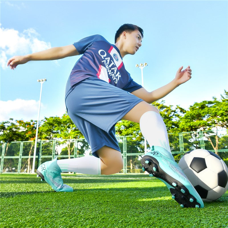 2025 New Football Shoes Society Soccer Cleats Long Nails Soccer Boot Non-slip Training Sneaker Artificial Quality Grass Footwear