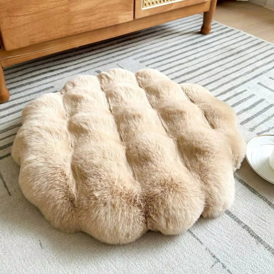Nova Almofada Redonda para Gatos, Lavável, Base Antiderrapante, Almofada para Animais de Estimação com Função de Isolamento, Cama para Cães, Almofadas para Dormir