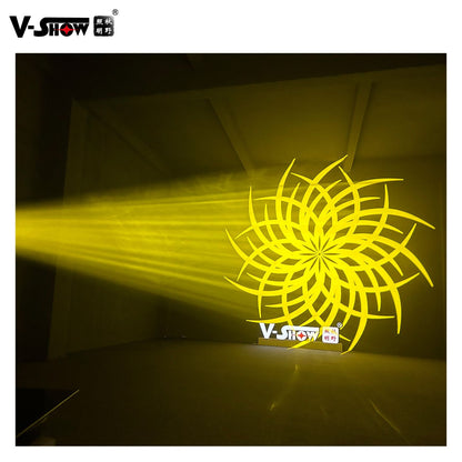 VSHOW 2pcs S712 With Folding Clamp With Flightcase Led Module 450W Beam Spot Wash BSW 3in1 With Zoom CMY CTO Moving Head Light
