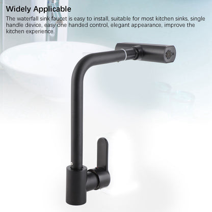 Clearance Deal Sink Faucet Rotatable 3Function Sprayer Single Handle Hot Cold Water Kitchen Faucet Easy Install for Home Fixture
