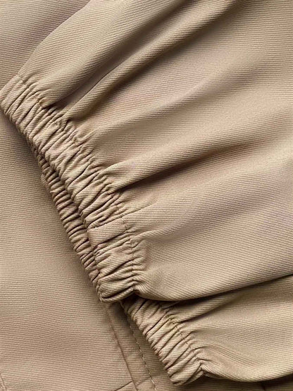 Spring and autumn windproof and waterproof outdoor pants, hiking workwear pants for men, loose and thin underwear for men and wo