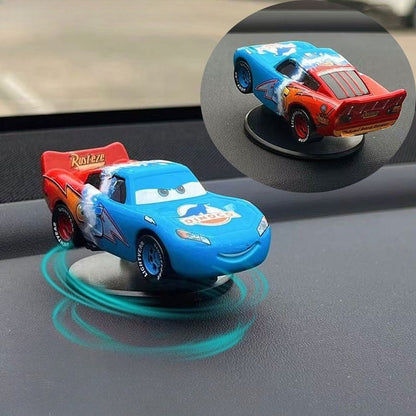 Disney Pixar Carros 3 Relâmpago McQueen Derrapagem Rotação Decoração Automotiva Painel Giratório Automotivo Console Central adereço gif