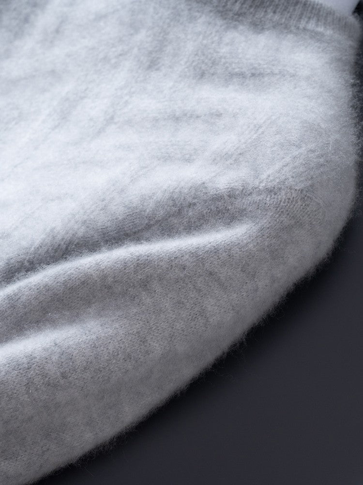 Men's Cashmere Sweater Autumn Winter  O-neck Long Sleeve Pullover  Casual Clothing 100% Merino Wool high-end Knitwear Top