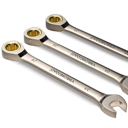1 Chave Inglesa Chave de Boca Flexível Dourada Chaves de Catraca Torque Chaves Universais para Ferramentas de Reparo Automotivo Ferramenta Manual Métrica