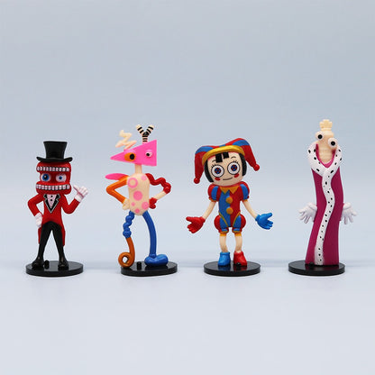 8 unids/set el increíble circo Digital figura de Anime Ragatha/Jax/Pomni figura de acción colección de PVC modelo muñeca juguete