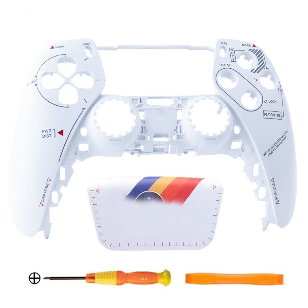 Replacement Front Shell with Touchpad For PS5 DualSense Controller BDM-010/020/030/040/050 Faceplate Housing DIY Custom Mod