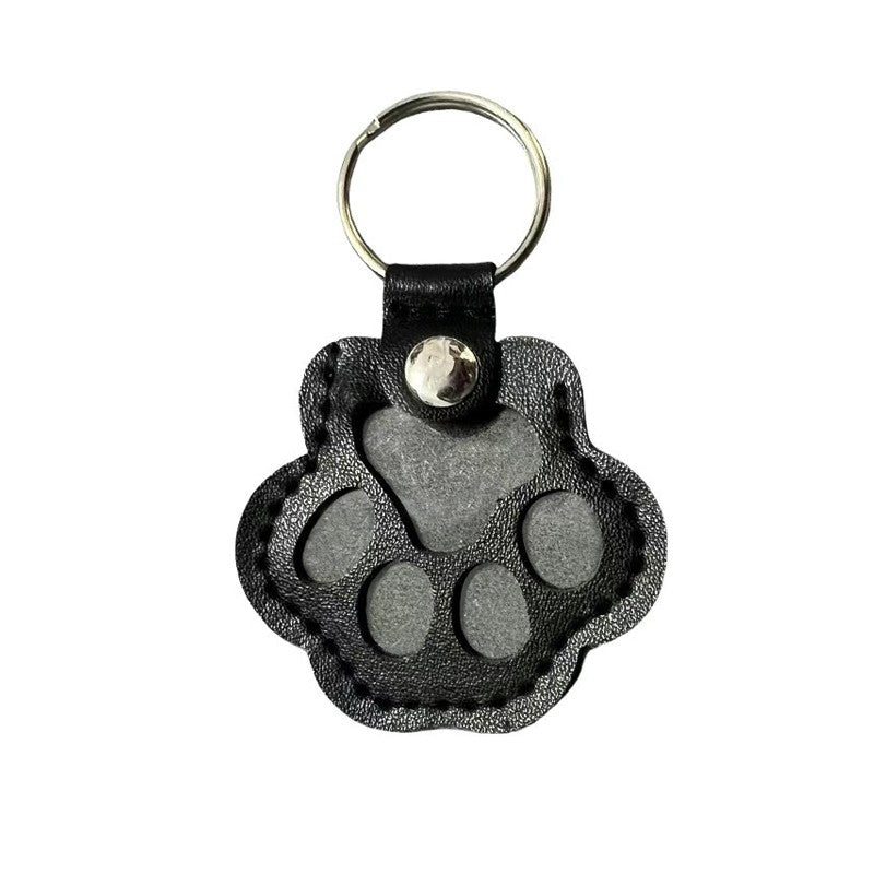 Chaveiro Memorial de Pelo de Animais de Estimação de Couro PU, Relicário de Lembrança para Pelo de Gato e Cachorro, Pingente para Guardar Pelo de Animais de Estimação, Acessórios para Pendurar em Bolsas