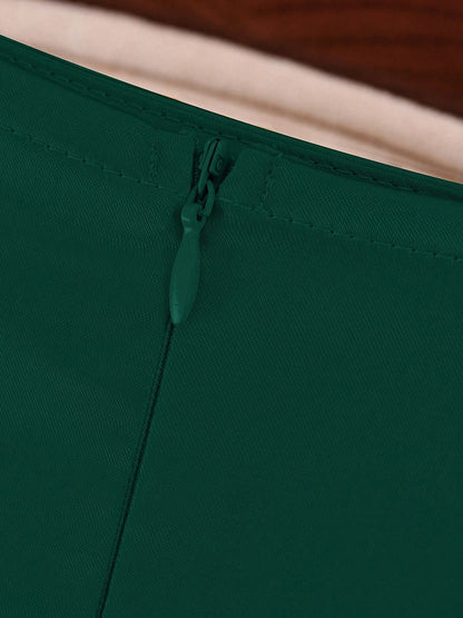 Elegant Satin A-line Long Skirts for Women High Quality Smooth Party Maxi Skirt with Pockets Y2K Lady Solid Women's Skirts