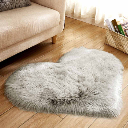 Artificial Wool Imitation Sheepskin Rugs Faux Non Slip Bedroom Shaggy Carpet Mats Fluffy Soft Area Rug Indoor Room Carpet