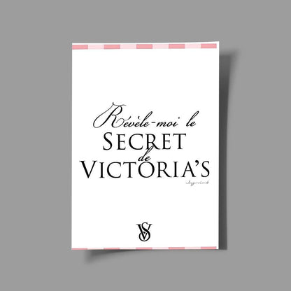 1pc V-V-Victorias-Fashion-S-Secret Poster Print For Bedroom Living Room Home Decor Painting Wall Art HD Picture Mural