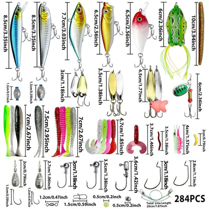 Kit de 133/83 Iscas de Pesca para Rigs de Isca de Superfície, Kit de Pesca para Baixo, Truta, Salmão, Acessórios de Pesca