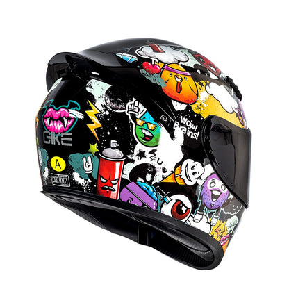 Capacete de motocicleta DOT retro cruise Motocross capacete facial completo masculino e feminino capacete para todas as estações capacete de pilotagem Casco Capacete