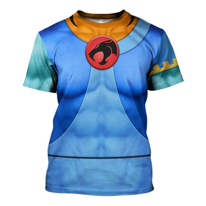 Anime Thundercats Lion-O Cosplay Costumes 3D Printed t shirts Men Women Short Sleeve Tees Oversized Streetwear Tops Man Clothing