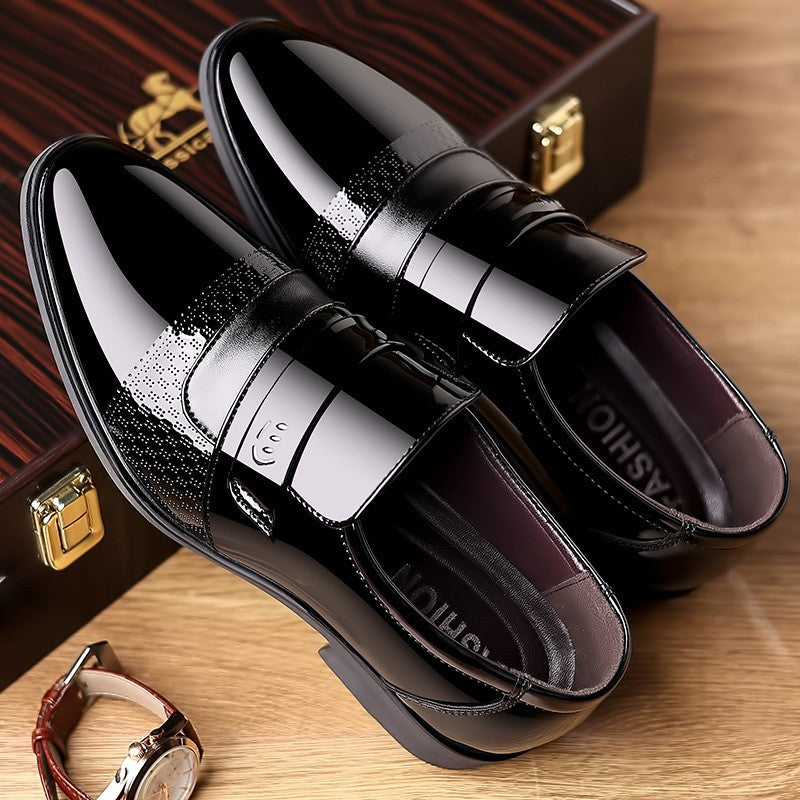 Luxury Mens Leather Shoes Retro Carved Lace-up Brogue Oxford Wedding Men Dress Shoes Male Formal Business Gentleman Office Shoes
