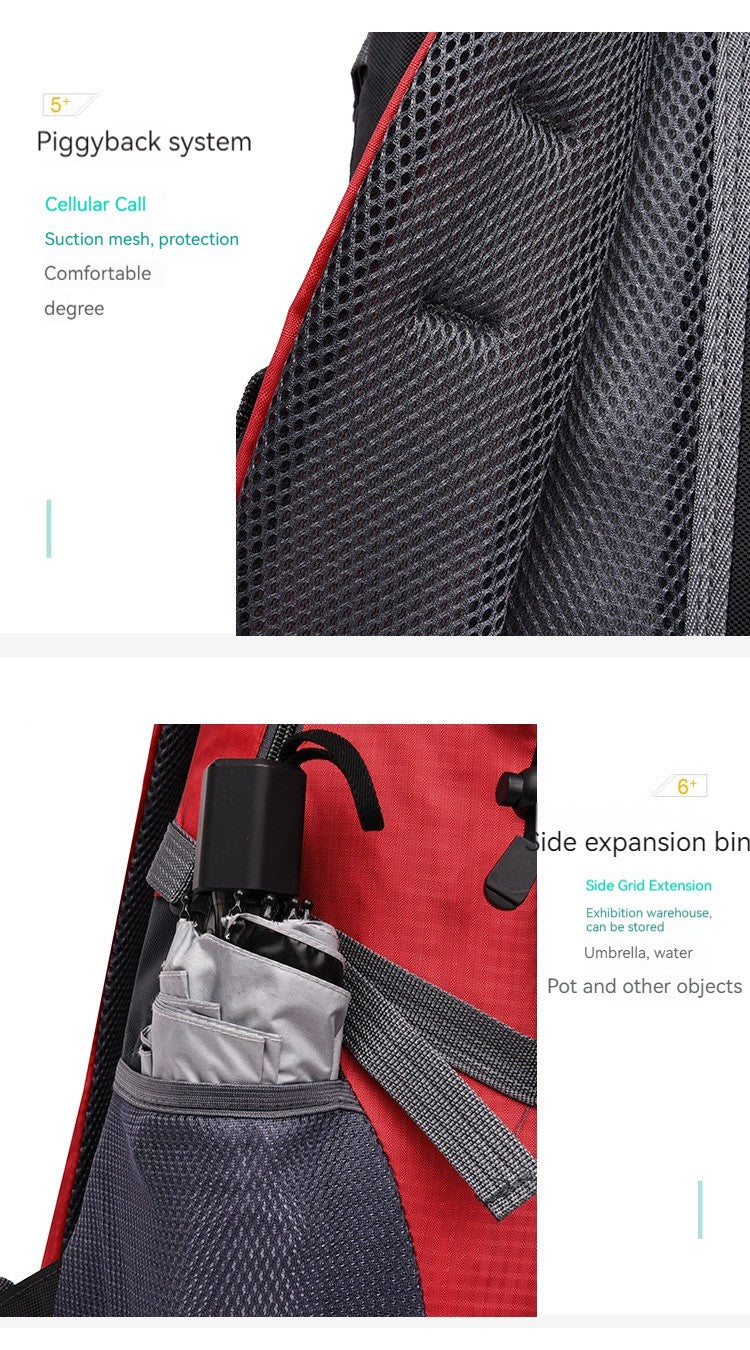 Mochila de Viagem Grande Capacidade Moda Masculina Escalada Esportiva Clássica para Viagem