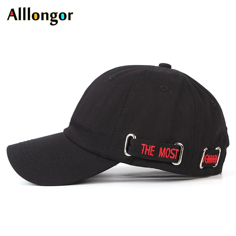 Novo Verão 2024 Boné Feminino Preto e Branco com Estampa de Letras Snapback Hip Hop Bonés de Beisebol Chapéu de Papai Feminino Ossos Masculinos Gorras Homem