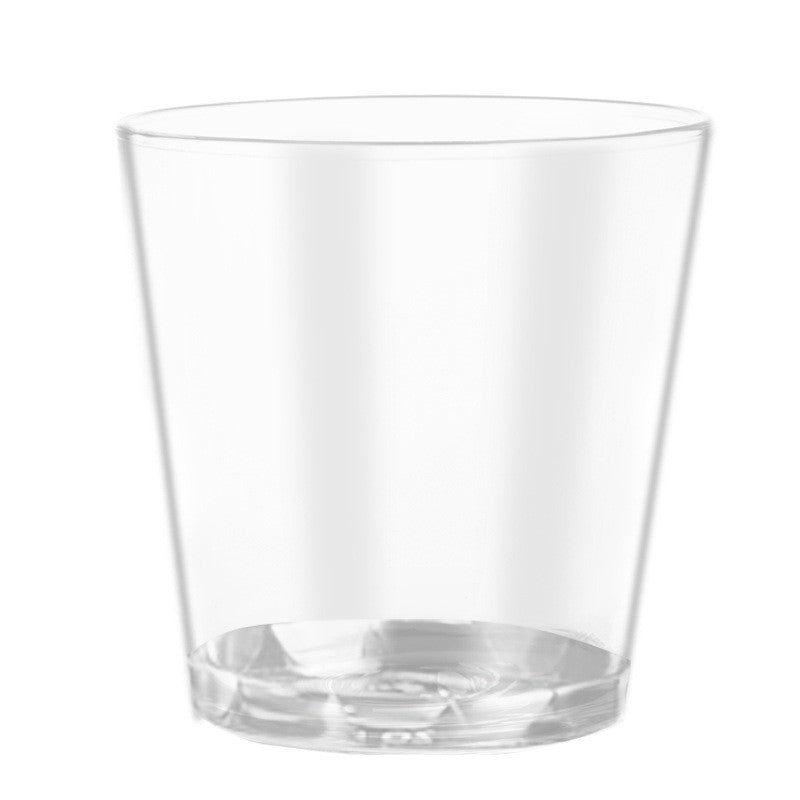 50 Peças Copos de Plástico Descartáveis Mini Transparentes Laváveis Reutilizáveis para Festas, Copos de Gelatina, Tumblers, Acessórios de Cozinha para Aniversário