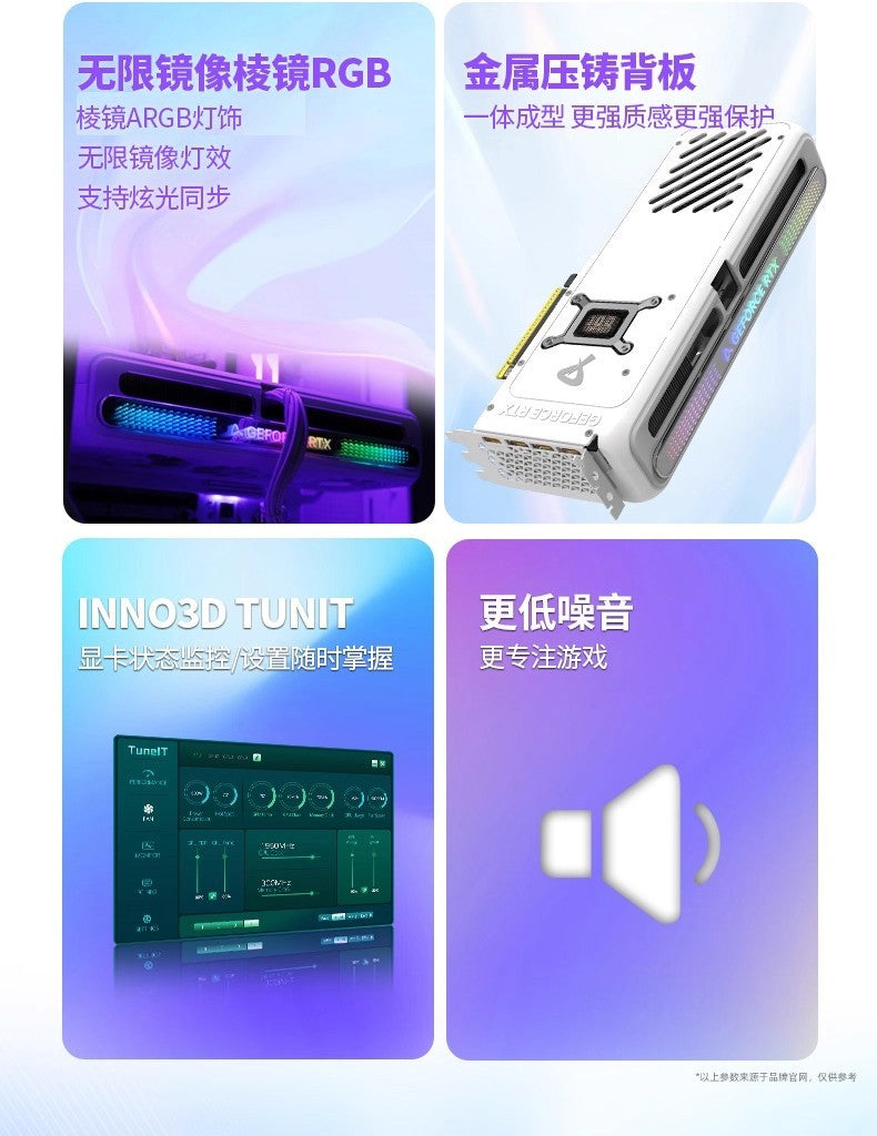 Esports Rebel RTX5080/5090D V2 White Desktop Computer Black Myth Wukong Game Independent Graphics Card