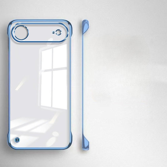 Ultra Thin Frameless Case for Iphone 17promax Air Slim Hard Shockproof Bumper Transparent Cover For iPhone17 17pro air
