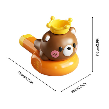 Cute Animal Whale Baby Whistle Bear Whistling for Kid Early Learning Musical Instruments Toys for Toddlers 1-3 Gift