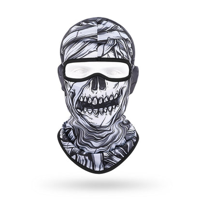 Quick-Dry Skull Face Mask - Breathable Sun Protection for Cycling & Outdoor Sports