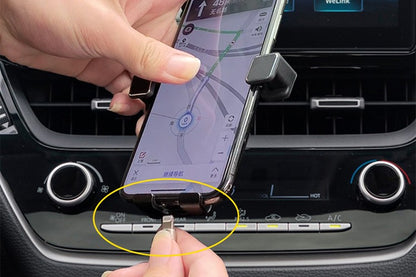 Car Phone Holder Air Vent Mount Clip Clamp Mobile Phone Holder for Toyota Corolla Altis Accessories 2019 2020 2021 2022 2023