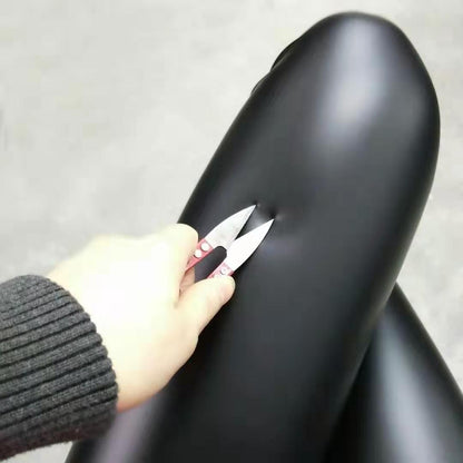 2024 Autumn Winter Velvet Thick Warm Leather Pants Women Elastic PU High Waist Leggings Black Casual Slimming Fleece Trousers