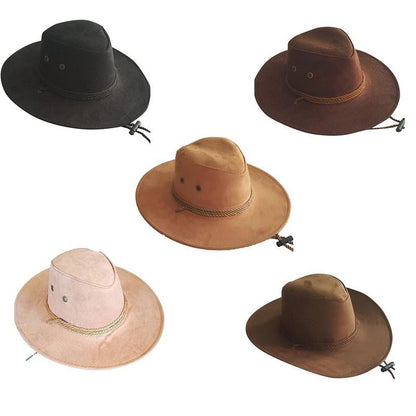 Chapéu de Caubói Ocidental Masculino Colorido, Chapéu de Caubói Jazz de Aba Grande para Cavalheiros, Presente de Caubói Ocidental para Homens, Bonés Mongóis Coloridos