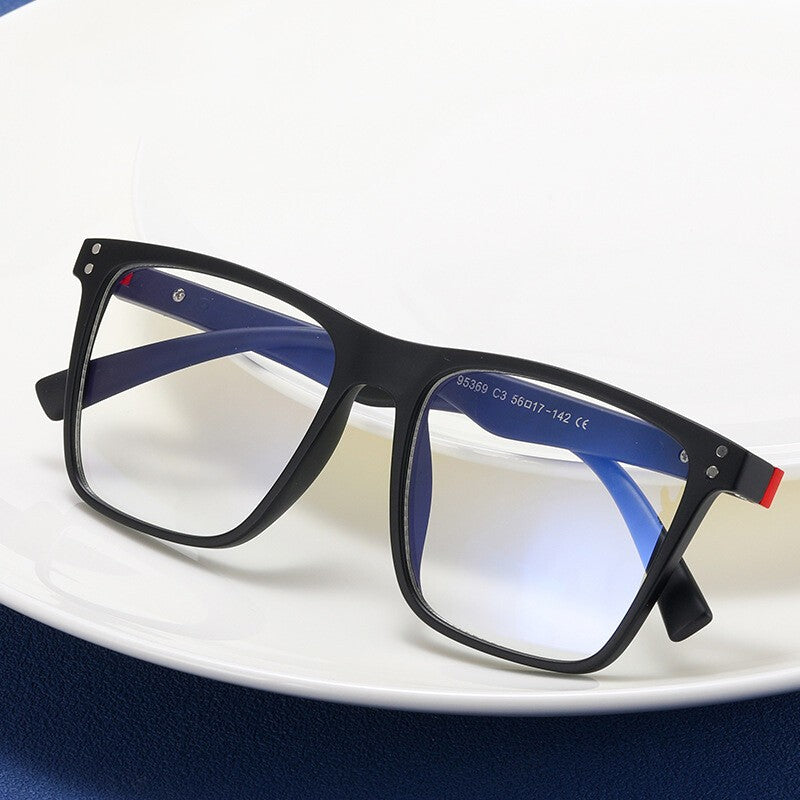 Reading Glasses For Men Women Anti-blue Light Square Eyewear Ultralight TR90 Fra