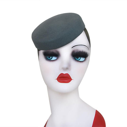 Lawliet Circle Feminino Capacete Chapéus de Feltro de Lã Chapéus Pillbox Fascinator para Mulheres Suprimento de Chapelaria Base de Chapéu Chapéus de Coquetel