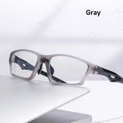 Sports Bifocal Reading Glasses Man Photochromic Anti-blue Light +1.0 To +4.0 TR90 Frame Eyeglasses High Quality Eyewear Readers