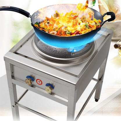 Fogão a Gás Fierce Fire para Uso Comercial Queimador Simples para Hotéis e Restaurantes Fogão a Gás de Alta Pressão com Economia de Energia