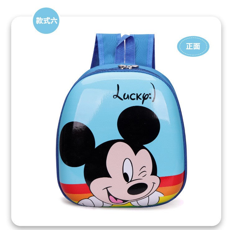 Mochila Minnie Fofa Menina Desenho Animado Disney Homem-Aranha Crianças Mochila Mickey Bolsa Escolar Infantil Elsa Bolsa de Ombro