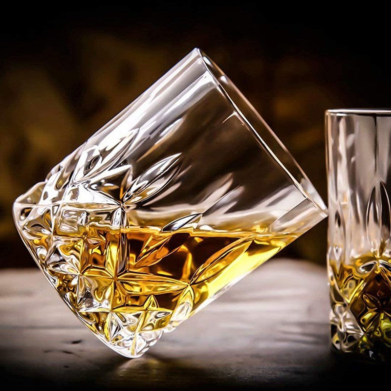 1 Copo de Uísque, Copos Tumbler para Whisky On the Rocks, Vidraria para Coquetéis, Scotch, Bourbon, Gin, Vodca, Conhaque