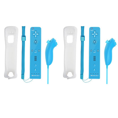 Controllers For Nintendo Wii 2 In 1 Left Right Controller Optional Motion Plus Set Game Remote Control Joystick Wireless Gamepad