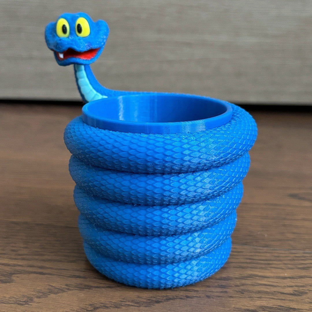 Disney Zootopia 2 Gary De’Snake Popcorn Bucket Figure - Pen Holder & Storage Bin, Collectible Desktop Organizer