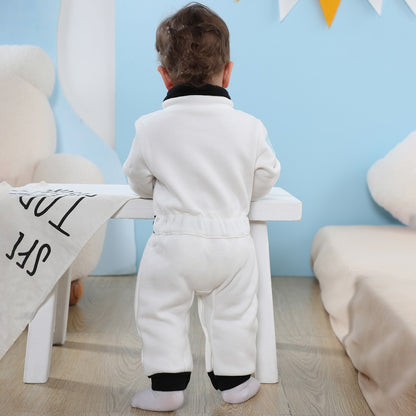 Toddler Astronaut Costume Baby Boys Space Suit Rompers Infant Halloween Birthday Party Cosplay Fancy Dress Jumpsuit