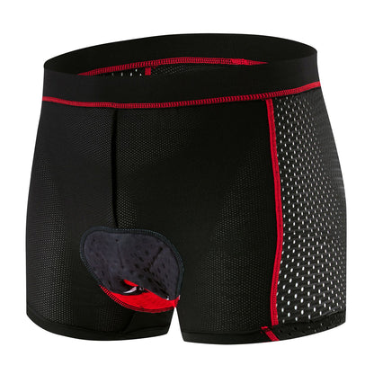 New Cycling Shorts Men's Cycling Underwear Breathable Mesh Riding Underpant Gel Pad Shockproof Bike Shorts Bicycle Underwear