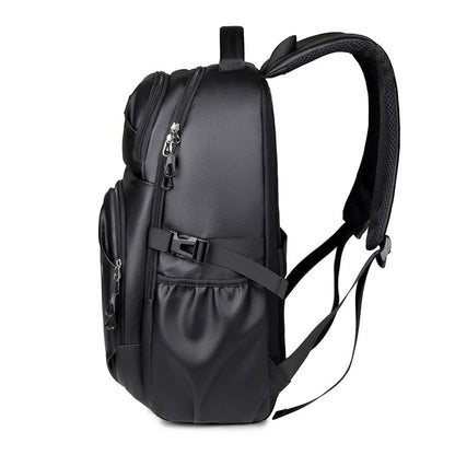 Business backpack, laptop backpack, travel bag, black, large capacity, suitable for different scenarios