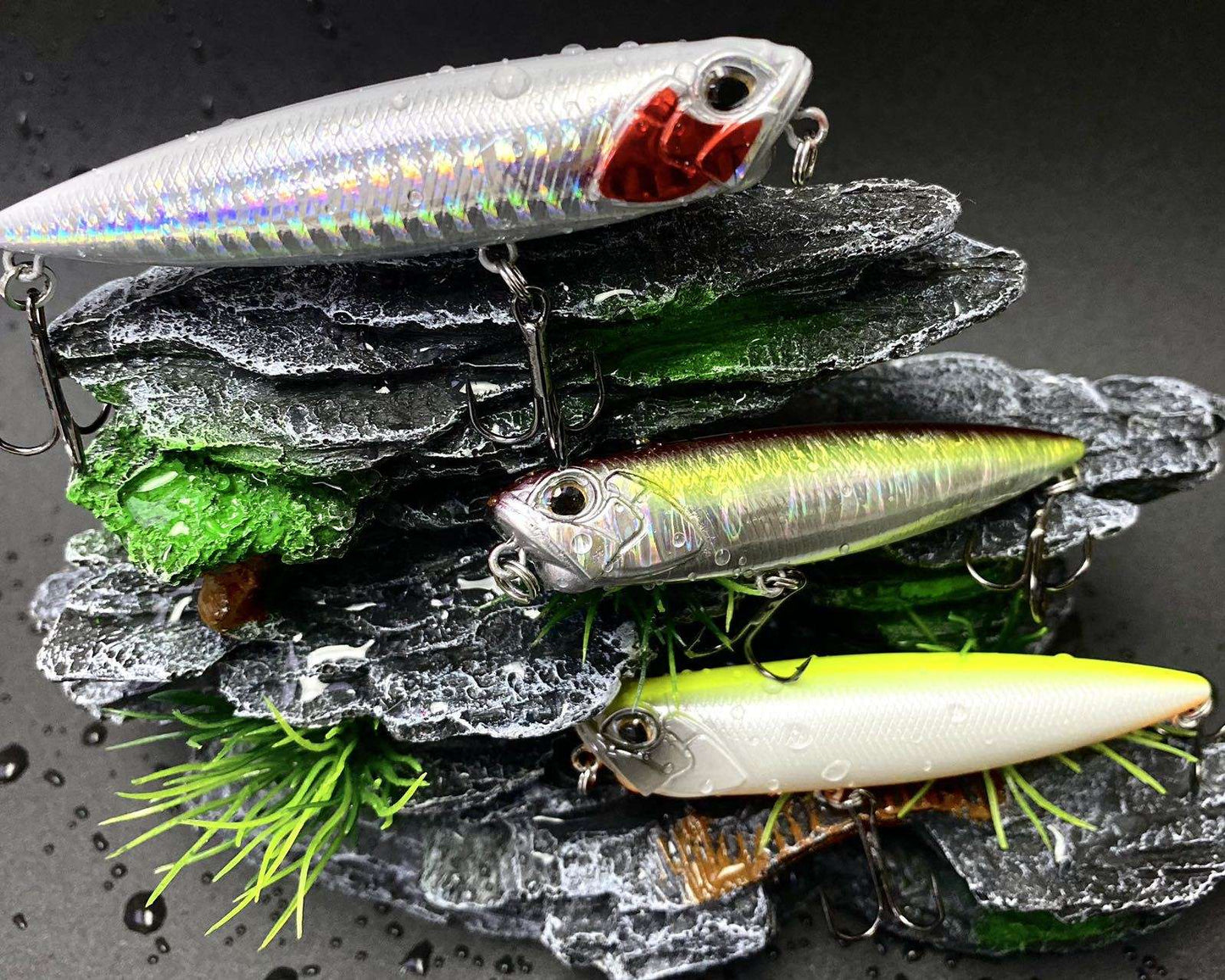 Isca de Pesca Lápis Flutuante 85mm 11g Topwater Walking the Dogs Isca Artificial Rígida Wobbler para Perca e Lúcio de Água Doce