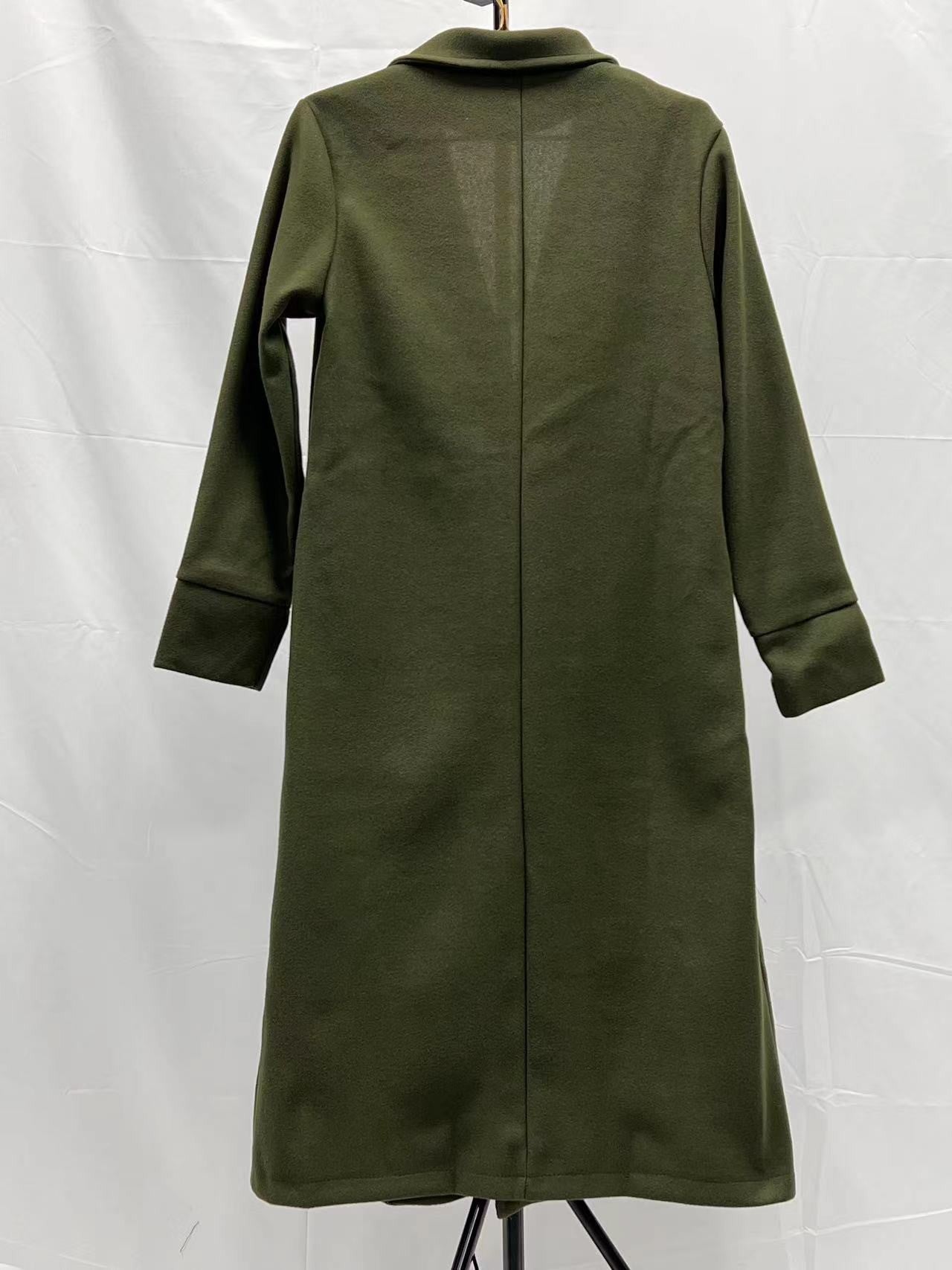 Autumn and winter 2024 new women's long woolen coat Korean version of the loose temperament haute overcoat coat