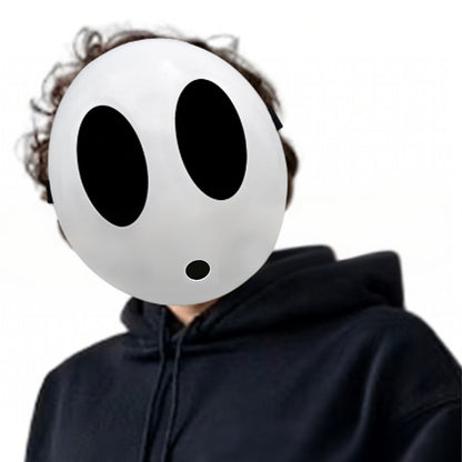 Game Bros Shy Guy Mask Cosplay Funny Unisex Adlut Plastick Masks Halloween Carnival Party Costume Props Masquerade Cartoon Chara