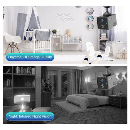 LS VISION Ubox CCTV Camera 4MP 4G Sim Card Or Wifi Home Surveillance Camera Intercom Radar Detection  Mini Baby Security Cam 2K