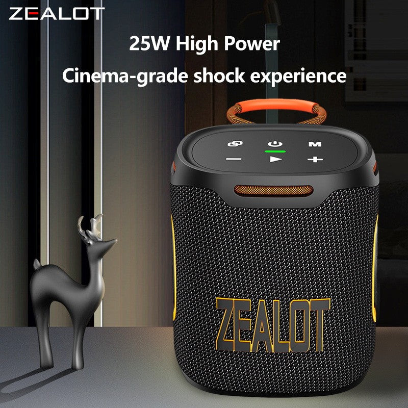 ZEALOT S122 25W Portable Wireless Speaker, Wireless Speaker, Bass Boost, Dual Pairing, 6000mAh Battery.