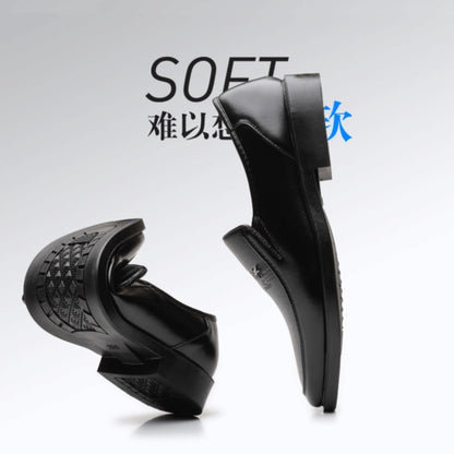 Leather Shoes Men's Business Shoes Luxury Brand Loafers Dress Moccasins Breathable Slip on Black Driving Shoes Male Formal Shoes